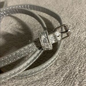 Silver Sparkle belt